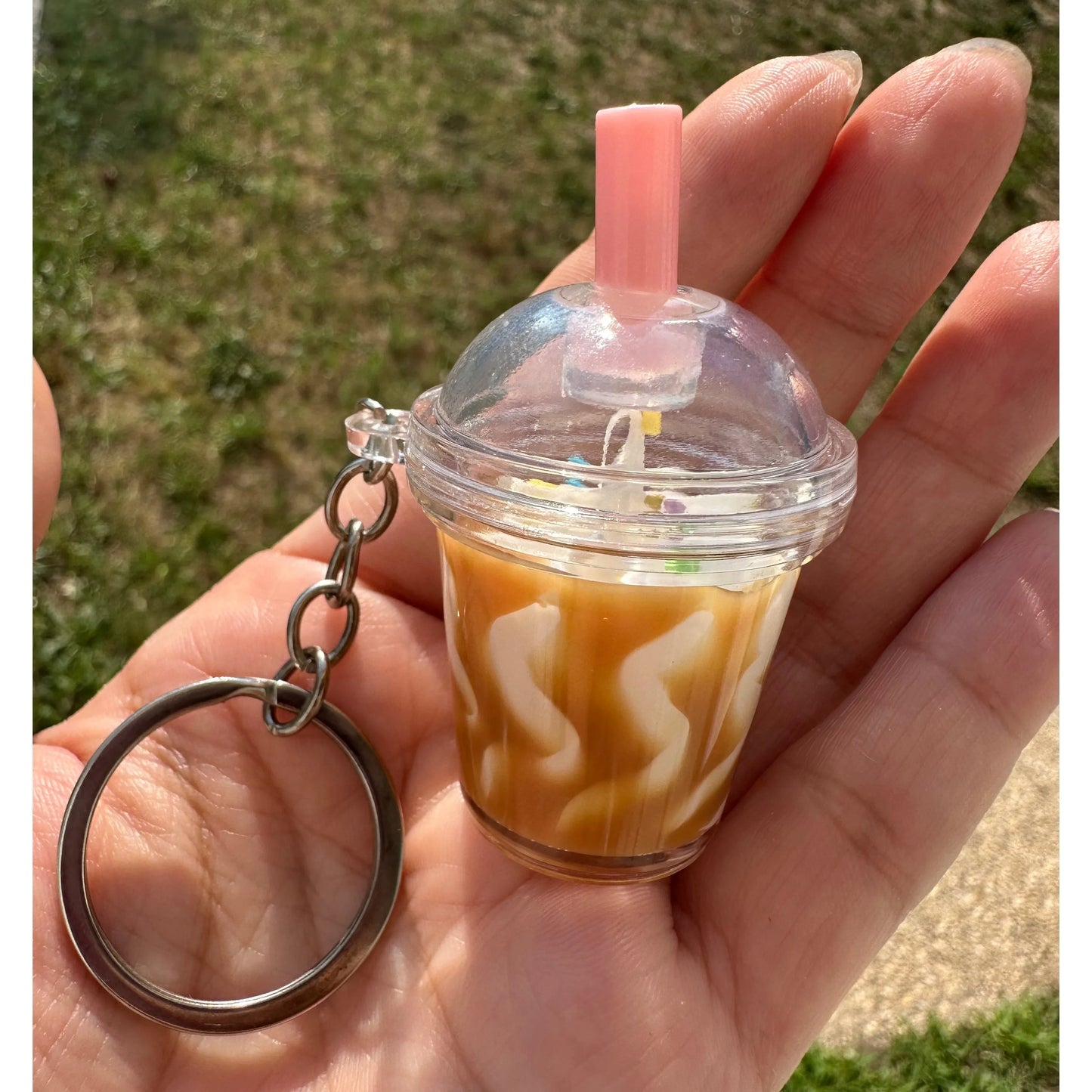 ☕Caramel Frappe Keychain☕